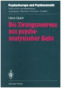 Produktbild: Die Zwangsneurose aus psychoanalytischer Sicht