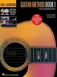 Produktbild: Hal Leonard Guitar Method Book 1 Deluxe Beginner Edition Guitar Lesson Book with Online Audio and Video Learn Acoustic and Electric Guitar Chords Techniques and Songs