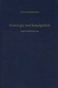 Produktbild: Soziologie und Sozialpolitik.