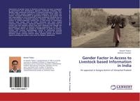 Produktbild: Gender Factor in Access to Livestock based Information in India