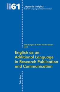 Produktbild: English as an Additional Language in Research Publication and Communication