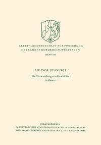 Produktbild: Die Umwandlung von Geschichte in Gesetz
