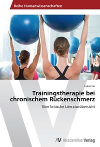 Produktbild: Trainingstherapie bei chronischem R&uuml;ckenschmerz