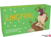Produktbild: Sternzeichen Jungfrau 40 Karten in Magnetschachtel mit Metallicfolie - Magische Messages von den Sternen