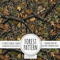 Produktbild: Forest Pattern Scrapbook Paper Pad