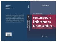 Produktbild: Contemporary Reflections on Business Ethics