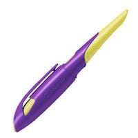 Produktbild: Ergonomischer Schulf&uuml;ller f&uuml;r Rechtsh&auml;nder mit Standard-Feder M - STABILO EASYbirdy in violett/gelb - Einzelstift - inklusive Patrone