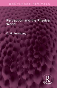 Produktbild: Perception and the Physical World