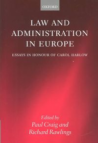 Produktbild: Law & Administration in Europe