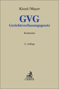 Produktbild: Gerichtsverfassungsgesetz. GVG