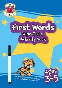 Produktbild: First Words Wipe-Clean Activity Book for Ages 3-5 (with pen)