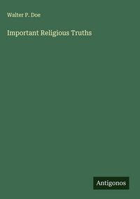 Produktbild: Important Religious Truths