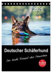 Produktbild: Deutscher Schäferhund - Der beste Freund des Menschen (Tischkalender 2025 DIN A5 hoch), CALVENDO Monatskalender