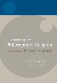 Produktbild: Hegel: Lectures on the Philosophy of Religion