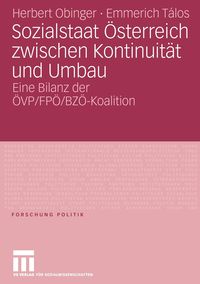 Bild vom Artikel Sozialstaat Österreich zwischen Kontinuität und Umbau vom Autor Herbert Obinger