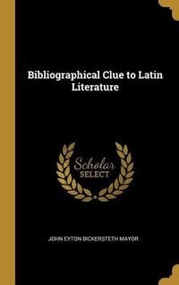 Produktbild: Bibliographical Clue to Latin Literature