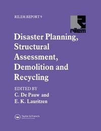 Produktbild: Disaster Planning, Structural Assessment, Demolition and Recycling