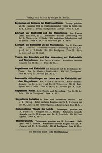 Produktbild: Die neueren Wandlungen der elektrischen Theorien