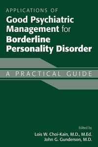 Produktbild: Applications of Good Psychiatric Management for Borderline Personality Disorder