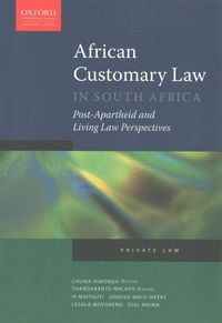Produktbild: Maithufi, P: African Customary Law in South Africa