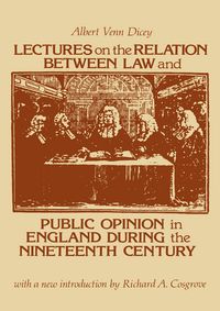 Produktbild: Lectures on the Relation Between Law and Public Opinion in England During the Nineteenth Century