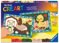 Produktbild: My First CreArt, Kneten nach Zahlen - Gl&uuml;ckliche K&uuml;ken