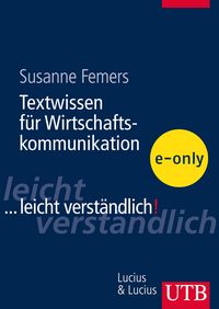 Produktbild: Textwissen für die Wirtschaftskommunikation
