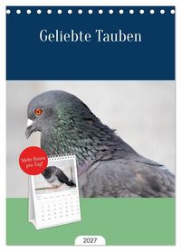 Produktbild: Tischplaner 2027 - Geliebte Tauben (A5 Tischkalender zum Aufstellen) CALVENDO