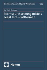 Produktbild: Rechtsdurchsetzung mittels Legal Tech-Plattformen