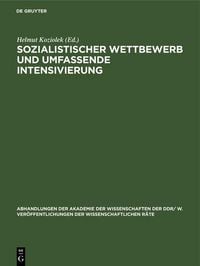Produktbild: Sozialistischer Wettbewerb und umfassende Intensivierung