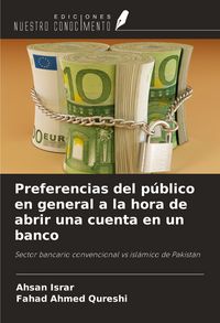 Produktbild: Preferencias del p&uacute;blico en general a la hora de abrir una cuenta en un banco