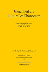 Produktbild: Gleichheit als kulturelles Ph&auml;nomen