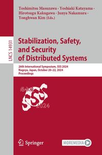 Produktbild: Stabilization, Safety, and Security of Distributed Systems