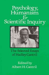 Produktbild: Cantril, H: Psychology, Humanism and Scientific Inquiry
