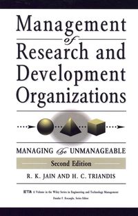 Produktbild: Management of Research and Development Organizations