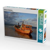 Produktbild: CALVENDO Puzzle H&ouml;lzernes Fischerboot | 1000 Teile Lege-Gr&ouml;&szlig;e 64x48cm Foto-Puzzle f&uuml;r gl&uuml;ckliche Stunden