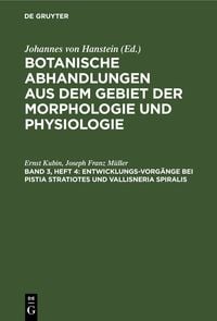 Produktbild: Entwicklungs-Vorg&auml;nge bei Pistia Stratiotes und Vallisneria Spiralis