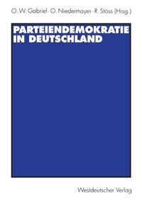 Produktbild: Parteiendemokratie in Deutschland