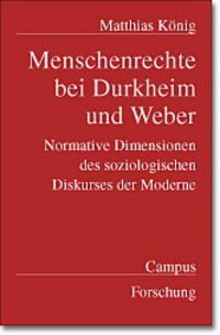 Produktbild: Menschenrechte bei Durkheim und Weber
