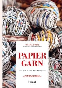 Produktbild: Papiergarn aus alten Zeitungen