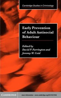 Produktbild: Early Prevention of Adult Antisocial Behaviour