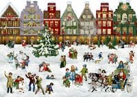 Produktbild: Weihnachtsstra&szlig;e, A3 Wand-Adventskalender (Behr)