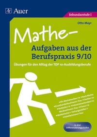 Produktbild: Mathe-Aufgaben aus der Berufspraxis, Klasse 9/10