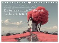Produktbild: Ein Zuhause ist kein Winkelma&szlig;, sondern ein Gef&uuml;hl (Wandkalender 2026 DIN A4 quer), CALVENDO Monatskalender