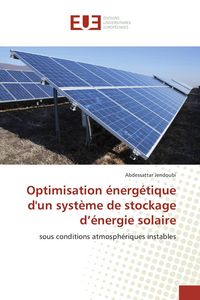 Produktbild: Optimisation &eacute;nerg&eacute;tique d'un syst&egrave;me de stockage d'&eacute;nergie solaire