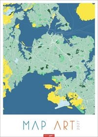 Produktbild: Map Art Kalender 2027