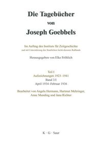 Produktbild: April 1934 - Februar 1936
