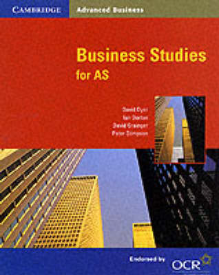 Produktbild: David Dyer, D: Business Studies for AS