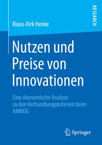 Produktbild: Nutzen und Preise von Innovationen