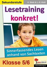 Produktbild: Lesetraining konkret! / 5.-6. Schuljahr